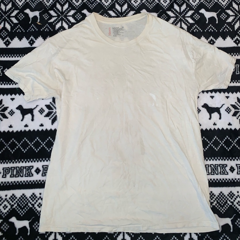 Hanes Men’s White T Shirt